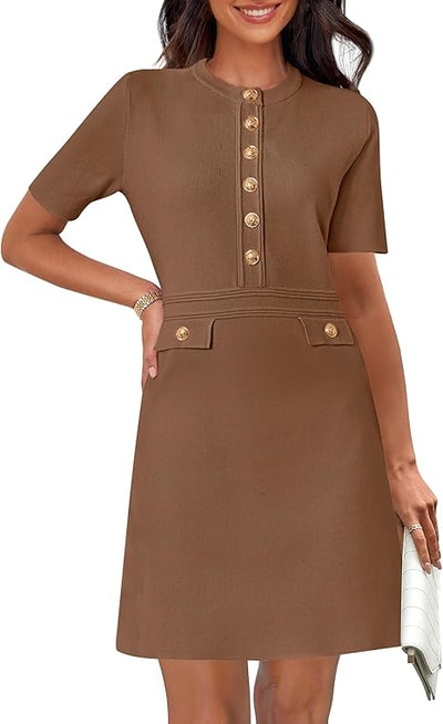 Amarisse™ | Elegant Knit Bodycon Dress