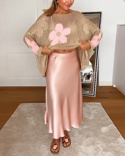 Vivara™ | Timeless Floral Knit Sweater