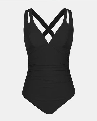 Della™ | Stylish Deep Neck Swimsuit