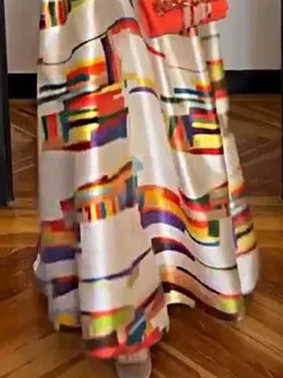 Avelisse™ | Geometric Maxi Dress