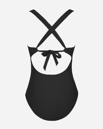 Della™ | Stylish Deep Neck Swimsuit