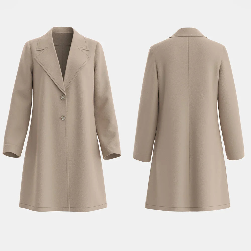 Malayah™ | French Lapel Overcoat
