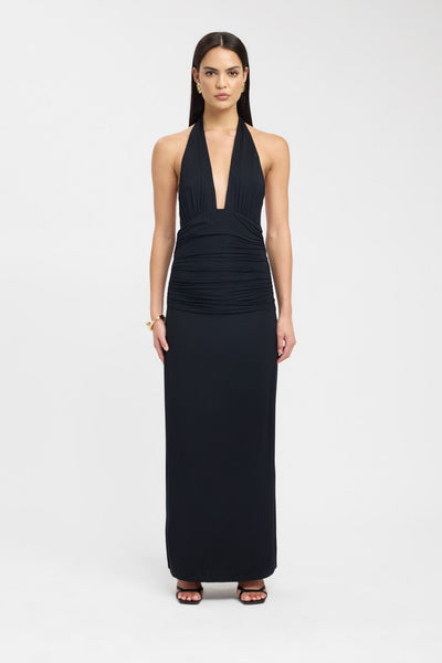 Sariah™ | Elegant Halter Maxi Dress