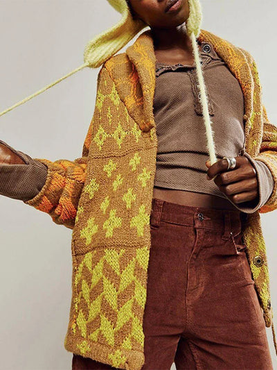 Vintage™ | Knitted V-Neck Cardigan