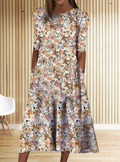 Aria | Floral Breeze Loose Dress