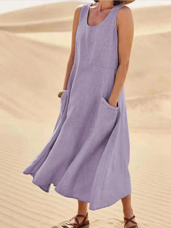 Alexa | Soft Linen Dress