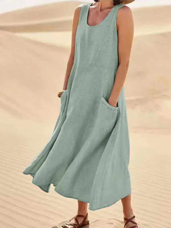 Alexa | Soft Linen Dress